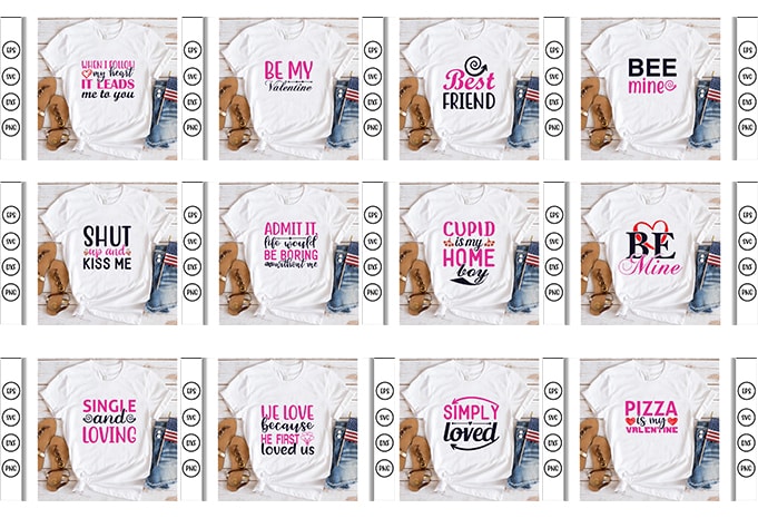 14 February valentine's day , love quotes, Relationship, lover quotes t shirt designs bundle