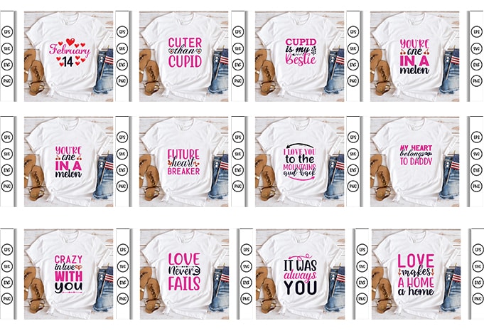 14 February valentine's day , love quotes, Relationship, lover quotes t shirt designs bundle