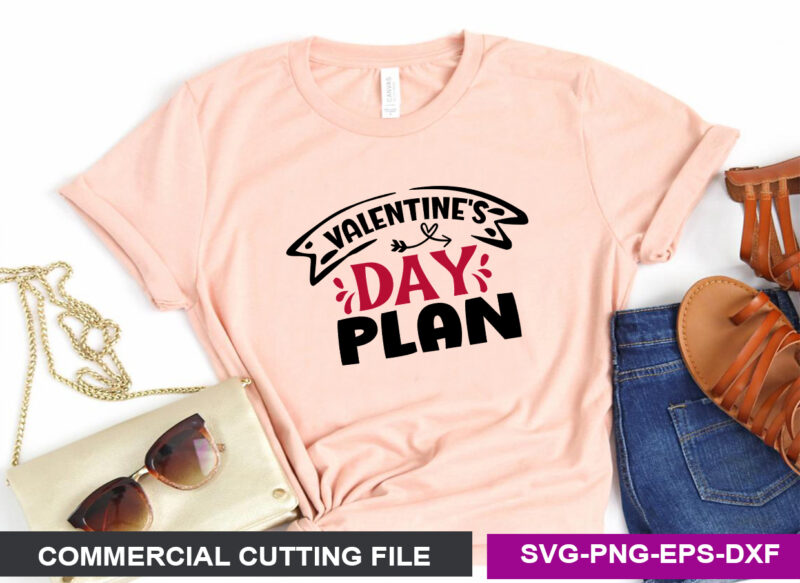 Valentines’ day plan SVG