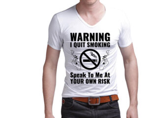 Smoking /Stop smoking/No drugs t-shirt design