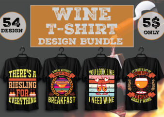 Wine T-Shirt Design Bundle