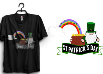 Gnomes St Patrick’s Day Typography Design