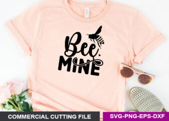 bee Mine SVG t shirt template