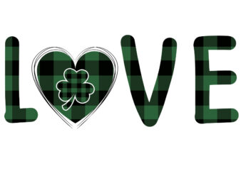 Love St Patrick Day Design