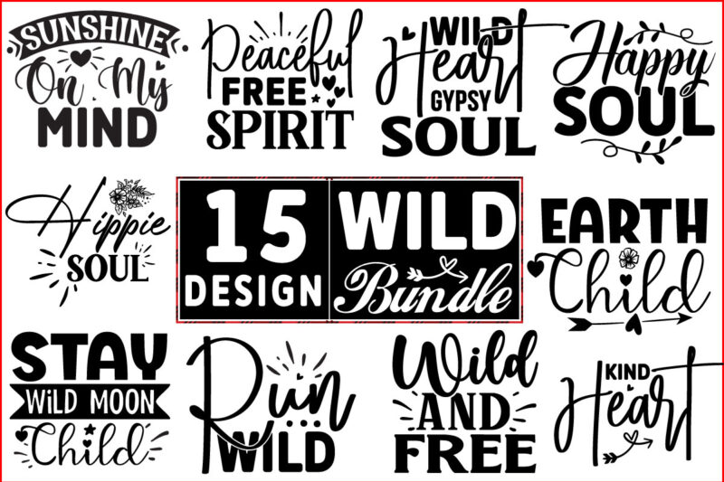 Wild SVG Design Bundle