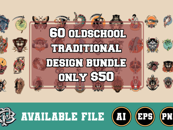 60 traditional design bundle