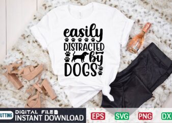 Easily distracted by dogs dog, easily distracted by dogs, dogs, easily distracted, cute, funny, easily, puppy, easily distracted by dogs and books, distracted, dog lover, animal, pet, animals, easily distracted