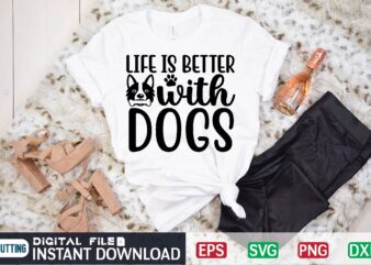 Life is better with dogs dog, dogs, german shepherd, puppy, dog lover, cute, pup, canine, life is better, life is better with dogs, pups, pets, shelter, pet, life is good, adopt, adoptable, adopted, canines, funny, puppies, animal, poodle, dog mom, love, doggo, quote, life, quotes, dog lovers