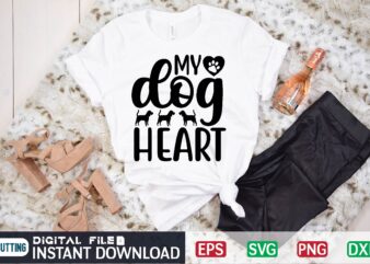 My dog heart dog, heart, love, pet, animal, dogs, puppy, cute, bone, puppies, dog lover, animals, funny, labrador, retriever, always american among amount analysis and animal another answer any anyone t shirt designs for sale