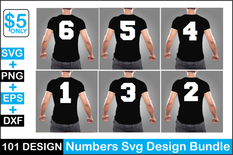 Numbers Svg Design Bundle
