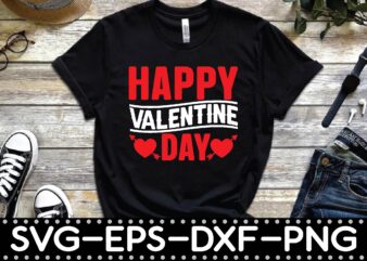 happy valentine day graphic t shirt