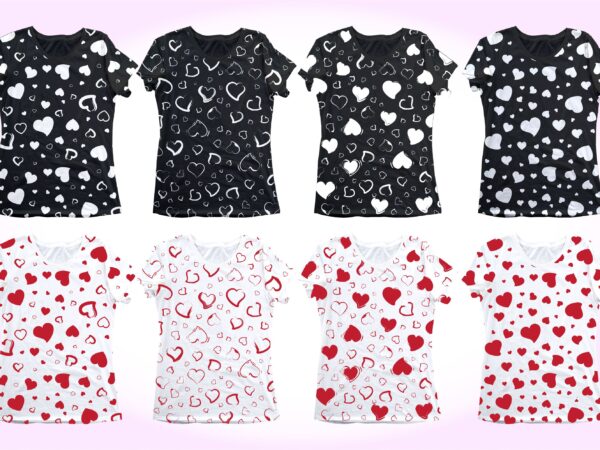 Love heart svg, valentines day svg, hearts seamless pattern t shirt, mug designs, t shirt designs