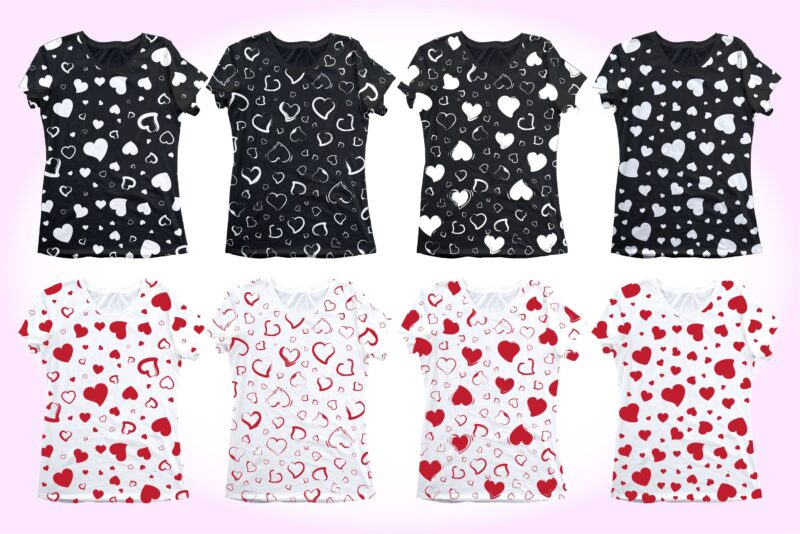 love Heart svg, Valentines day svg, Hearts seamless pattern t shirt, mug designs, t shirt designs