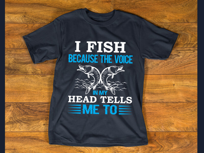 Fishing T shirt Design Bundle