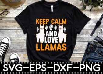 keep calm and love llamas