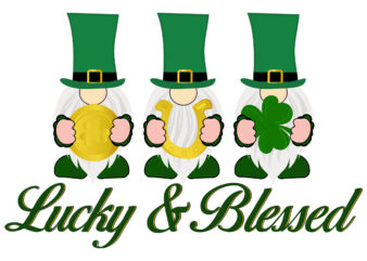 Lucky & Blessed Gnomes St Patrick’s Day