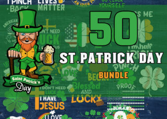 St Patrick’s Day SVG Bundle, Lucky svg, Irish svg, St Patrick’s Day Quotes, Shamrock svg, Clover svg, Cut File, Cricut, Silhouette, PNG t shirt template vector
