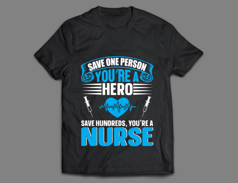 Nurse T shirt Design Bundle