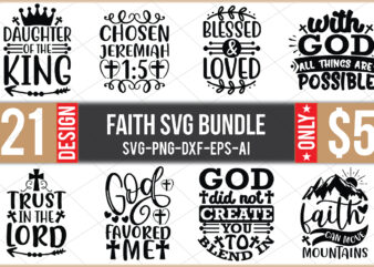Faith Svg Design Bundle