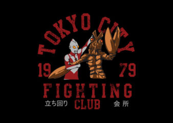 tokyo city fighting club t shirt designs for sale