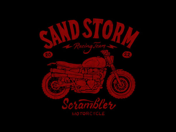 Sandstorm t shirt template vector