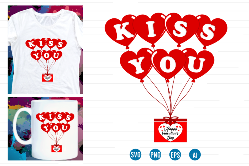 Valentines Day Heart Balloon svg t shirt designs bundle, love svg, Heart Svg