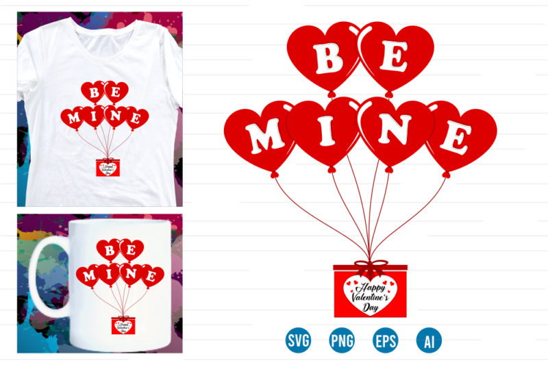 Valentines Day Heart Balloon svg t shirt designs bundle, love svg, Heart Svg