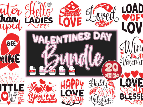 Valentines svg bundle t shirt vector art