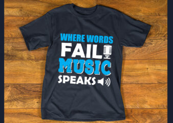 Music T shirt Design Template