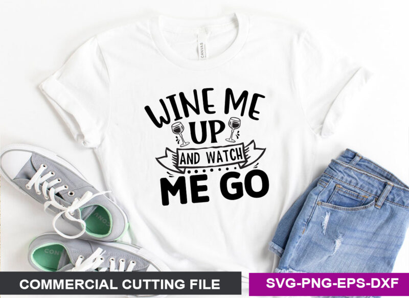 Wine SVG T shirt Design Bundle