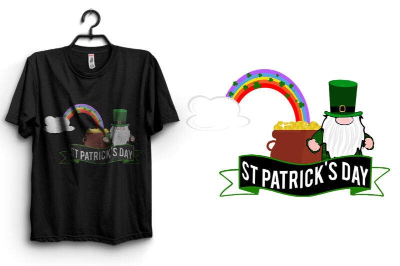 Gnomes St Patrick’s Day Typography Design