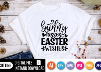 Bunny kisses Easter wishes shirt,  Happy Easter Day shirt print template, Typography design for shirt mug iron phone case, digital download, png svg files for Cricut, dxf Silhouette Cameo / spring, popular, love quotes, happy Easter png, Happy Easter SVG Bundle, Easter SVG, Easter quotes, Easter Bunny svg, Easter Egg svg, Easter png, Spring svg, Cut Files for Cricut, and jpg files included! Funny, Easter, Women’s, Girls