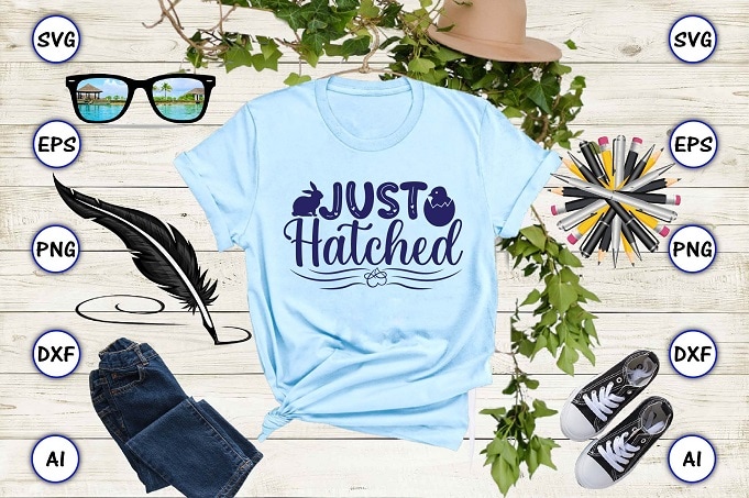 Just hatched png & svg vector for print-ready t-shirts design