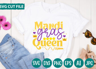 Mardi Gras Queen svg vector for t-shirt