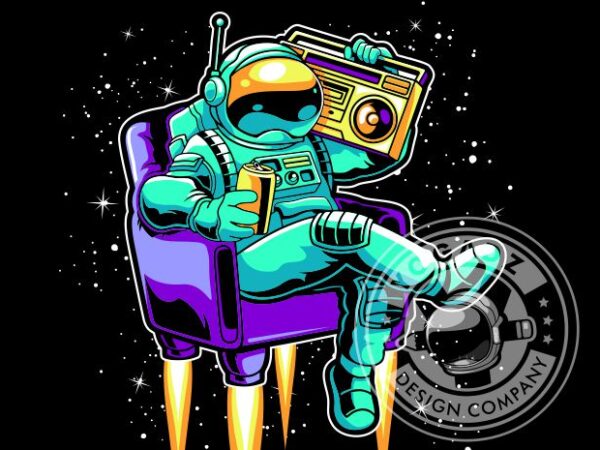 Astronaut 19 t shirt vector