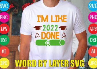 I’m Like 2022 Done svg vector for t-shirt