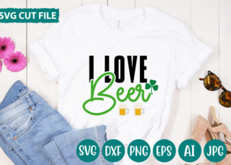 I Love Beer svg vector for t-shirt