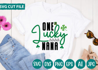 One Lucky Nana svg vector for t-shirt