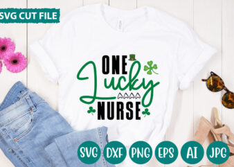 One Lucky Nurse svg vector for t-shirt