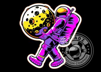 Astronaut 21 t shirt vector