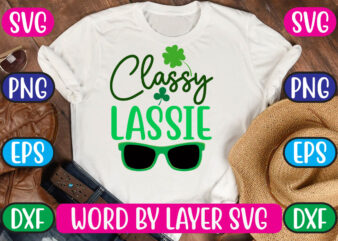 Classy Lassie SVG Vector for t-shirt