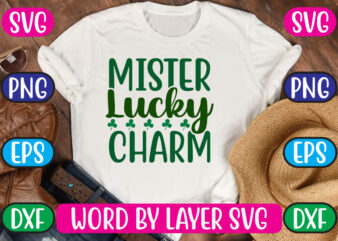 Mister Lucky Charm SVG Vector for t-shirt