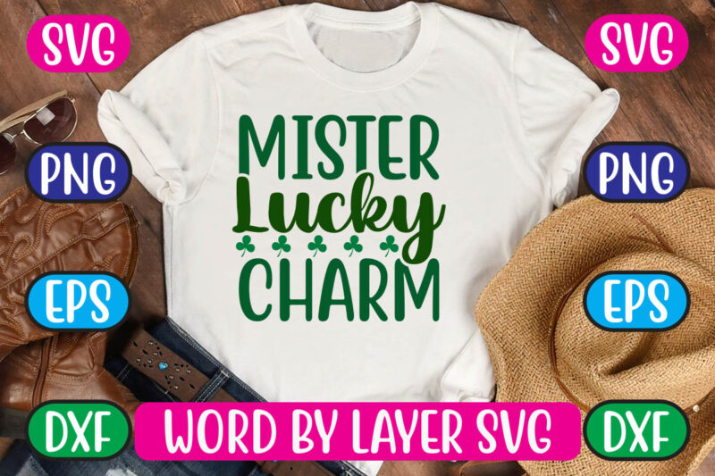 Mister Lucky Charm SVG Vector for t-shirt