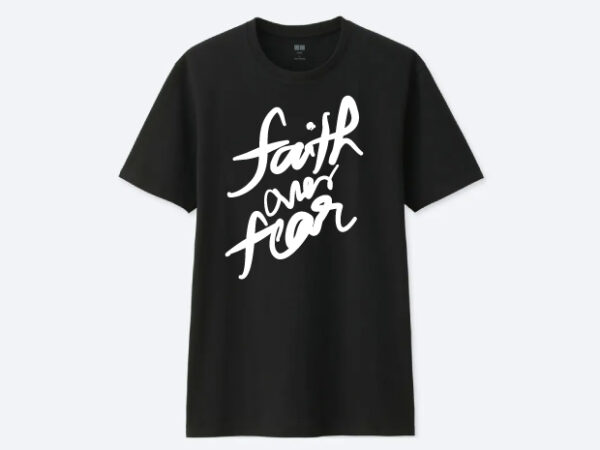 Faith over fear tshirt design