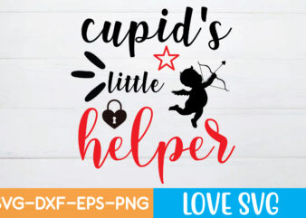 Cupid’s little helper T shirt design