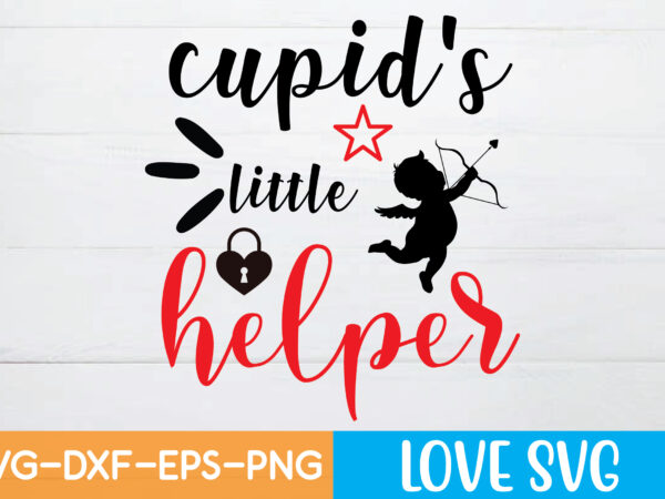 Cupid’s little helper t shirt design
