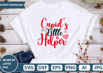Cupid’s Little Helper SVG Vector for t-shirt