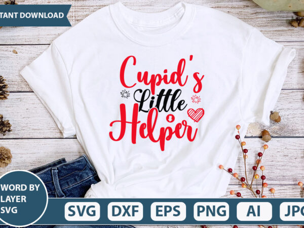 Cupid’s little helper svg vector for t-shirt