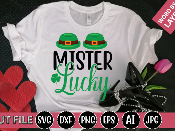Mister lucky svg vector for t-shirt