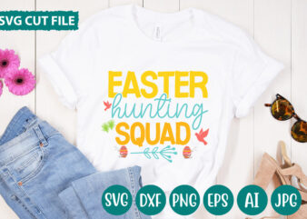 Easter Hunting Squad svg vector for t-shirt